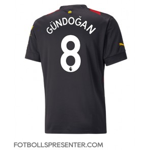 Manchester City Ilkay Gundogan #8 Borta Matchtröja 2022-23 Kortärmad